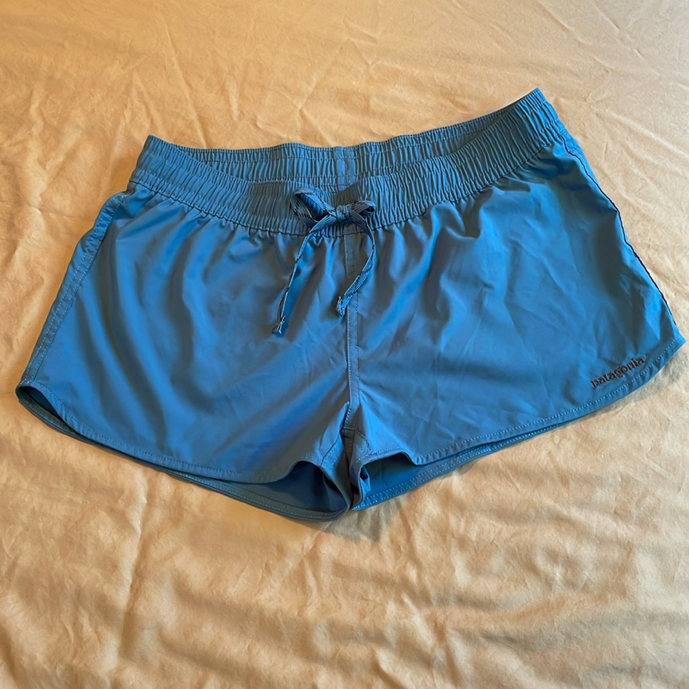Patagonia Blue Board Shorts - like new